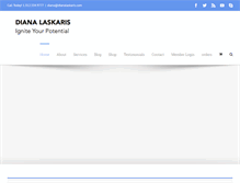 Tablet Screenshot of dianalaskaris.com
